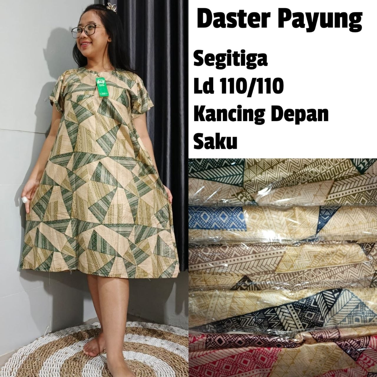 Daster Payung Segitiga